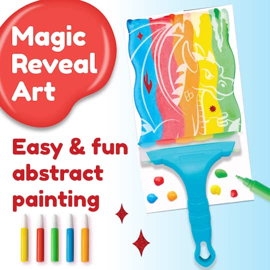 Creativity for Kids® Dragon Squeegeez Magic Reveal Art